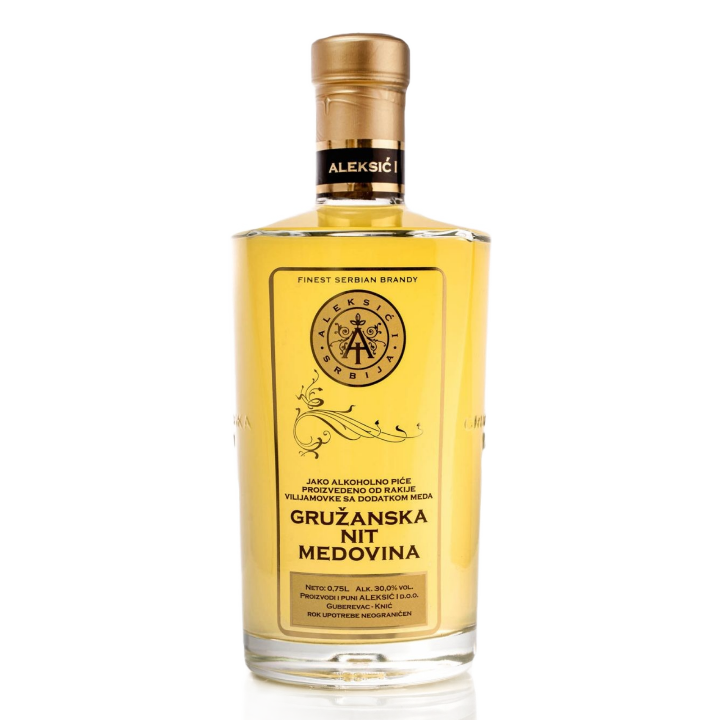 Destilerija Aleksic Gruzanska NIT WIlliam Pear/Honey Brandy